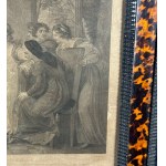 Pair of veneered frames