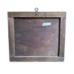 Pair of veneered frames