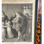 Pair of veneered frames