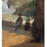 Cascade avec personnages - Frans Vervloet