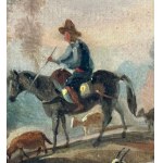 Landscape with figures and livestock