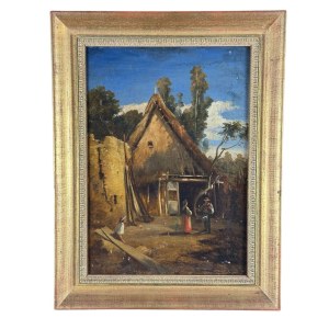 Landscape with figures - Teodoro Duclère