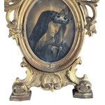 Gilt and carved wooden sculpture