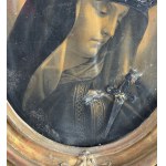 Gilt and carved wooden sculpture