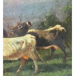 Landscape with a peasant woman and her flock