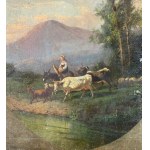 Landscape with a peasant woman and her flock