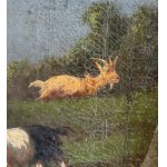 Landscape with a peasant woman and her flock