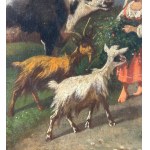 Landscape with a peasant woman and her flock