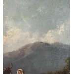 Landscape with a peasant woman and her flock