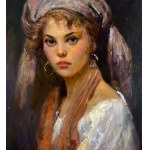 UNIDENTIFIED SIGNATURE, Portrait of a Woman