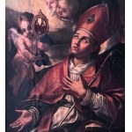 ANONIMO, Saint Januarius with cherubs and ampulla