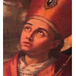 ANONIMO, Saint Januarius with cherubs and ampulla