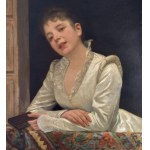 ANONIMO, Portrait of a Woman at the Window