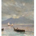 Oscar Ricciardi, Neapolitan seascape - Oscar Ricciardi