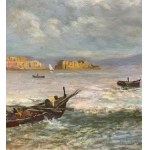 Oscar Ricciardi, Neapolitan seascape - Oscar Ricciardi