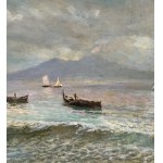 Oscar Ricciardi, Neapolitan seascape - Oscar Ricciardi