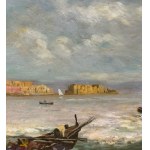 Oscar Ricciardi, Neapolitan seascape - Oscar Ricciardi