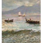 Oscar Ricciardi, Neapolitan seascape - Oscar Ricciardi