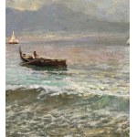 Oscar Ricciardi, Neapolitan seascape - Oscar Ricciardi