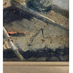 G. Villani, Seascape view with boats - G. Villani