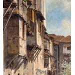 Vincenzo Caprile, Street with buildings (unspecified location) - Vincenzo Caprile