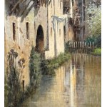 Vincenzo Caprile, Street with buildings (unspecified location) - Vincenzo Caprile