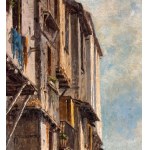 Vincenzo Caprile, Street with buildings (unspecified location) - Vincenzo Caprile