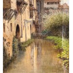 Vincenzo Caprile, Street with buildings (unspecified location) - Vincenzo Caprile