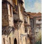 Vincenzo Caprile, Street with buildings (unspecified location) - Vincenzo Caprile