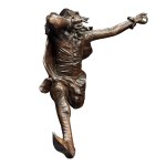 Male figure in theatrical costume