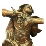 Male figure in theatrical costume