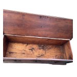 Pair of solid walnut chests