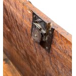 Pair of solid walnut chests