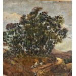 SCUOLA NAPOLETANA, Landscape with Figures and Livestock