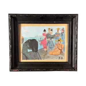 UNIDENTIFIED SIGNATURE, Photographic shot of a seascape