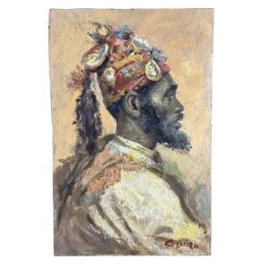 UNIDENTIFIED SIGNATURE, Portrait of an Arab man