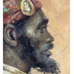 UNIDENTIFIED SIGNATURE, Portrait of an Arab man