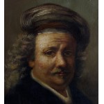 ANONIMO, Self-portrait of Rembrandt