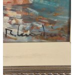 Renzo Martini, Landscape with boats - Renzo Martini