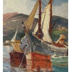 Renzo Martini, Landscape with boats - Renzo Martini