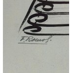 Filippo Romoli, Woman on a balcony overlooking the sea - Filippo Romoli