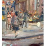 Antonio Martucci, Neapolitan Street with Figures - Antonio Martucci (1934)