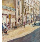 Antonio Martucci, Neapolitan Street with Figures - Antonio Martucci (1934)