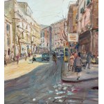 Antonio Martucci, Neapolitan Street with Figures - Antonio Martucci (1934)