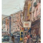 Antonio Martucci, Neapolitan Street with Figures - Antonio Martucci (1934)