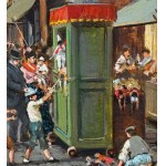 Vassetti, Neapolitan street with figures - Vassetti