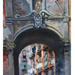 Vassetti, Neapolitan street with figures - Vassetti