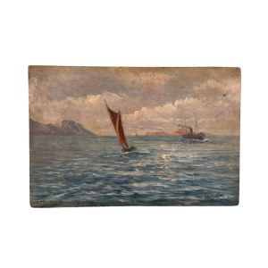 SCUOLA NAPOLETANA, Gulf of Naples, Punta Campanella, and Capri