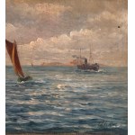 SCUOLA NAPOLETANA, Gulf of Naples, Punta Campanella, and Capri