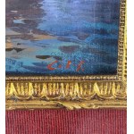 SCUOLA ITALIANA, Seaside View with Boats at Sunset